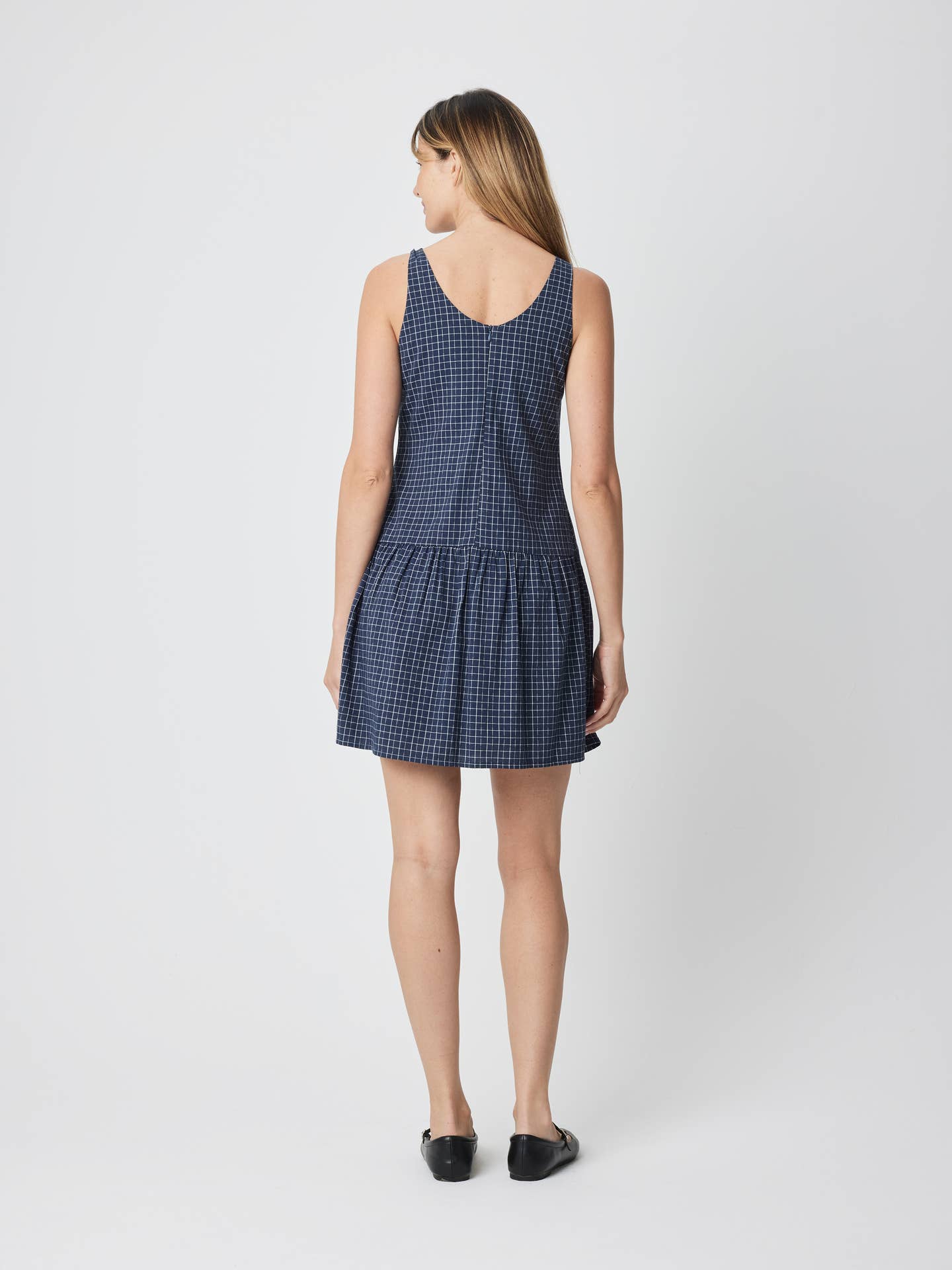 The Susanna Plaid Ruffle Mini Dress