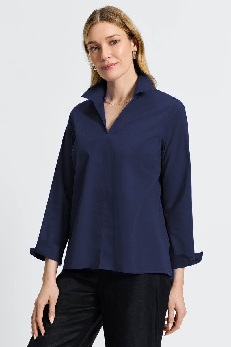 Agnes Long Sleeve Stretch Shirt