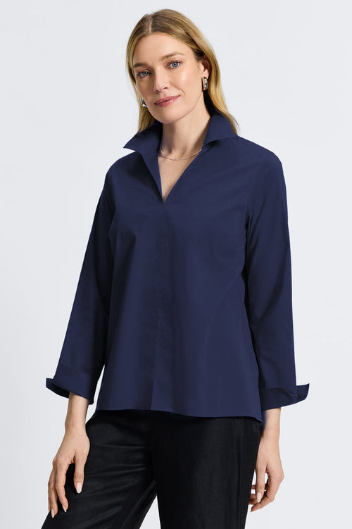 Agnes Long Sleeve Stretch Shirt
