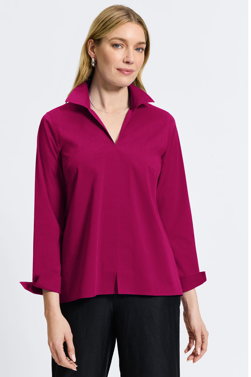 Agnes Long Sleeve Stretch Shirt
