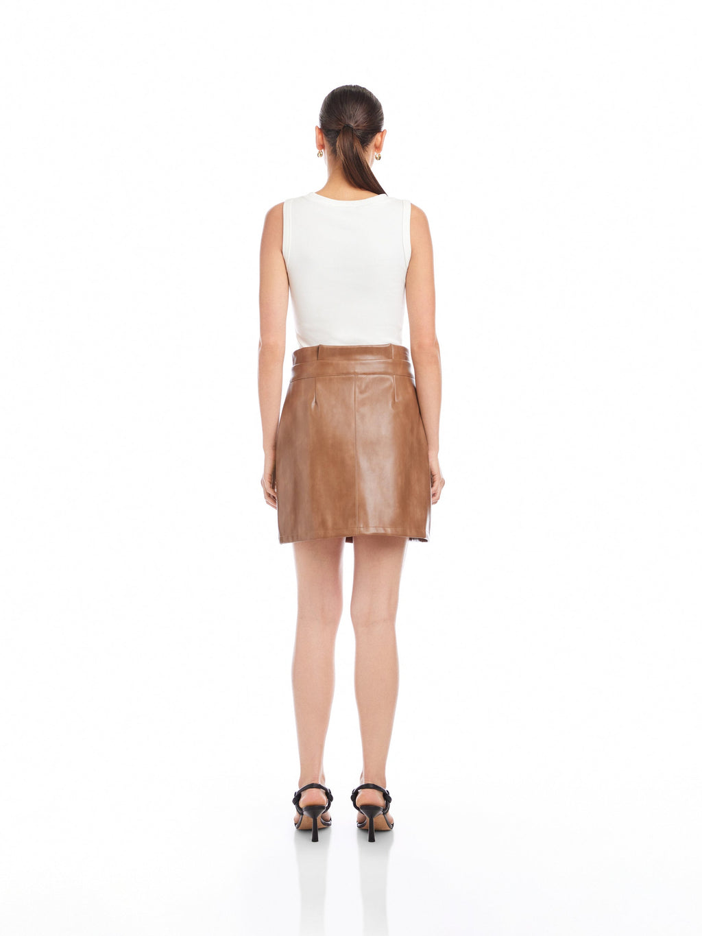 Kinsley Faux Leather Mini Skirt
