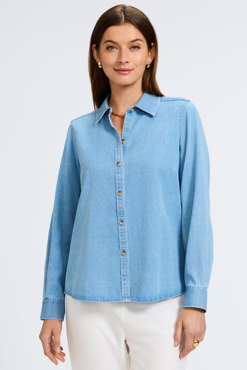 Hampton Tencel® Denim Long Sleeve Shirt