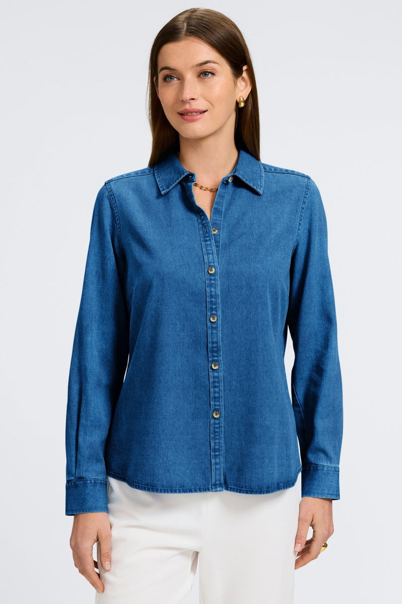 Hampton Tencel® Denim Long Sleeve Shirt
