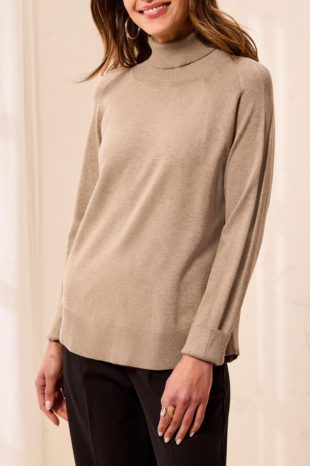 Long Sleeve Turtleneck Sweater
