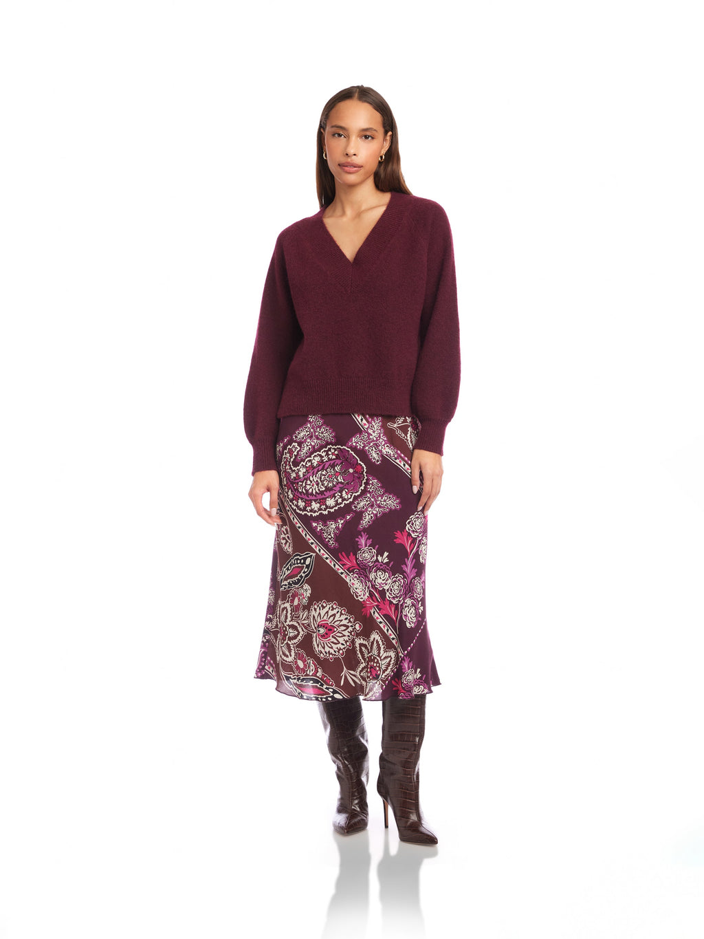 Heather V-Neck Sweater