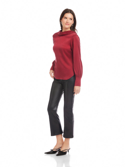 Camille Cowl Back Top