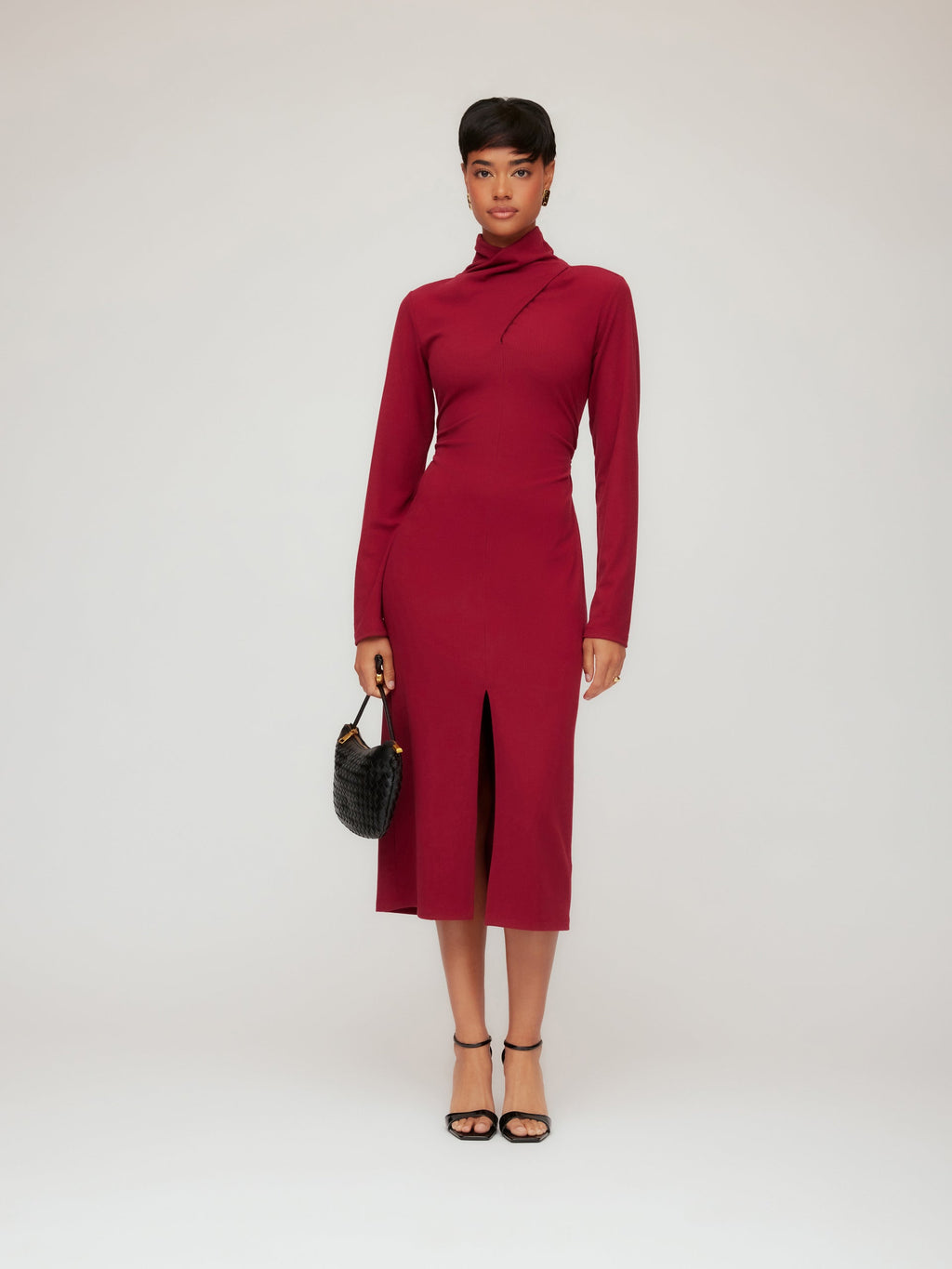 Tasha Turtleneck Midi Dress