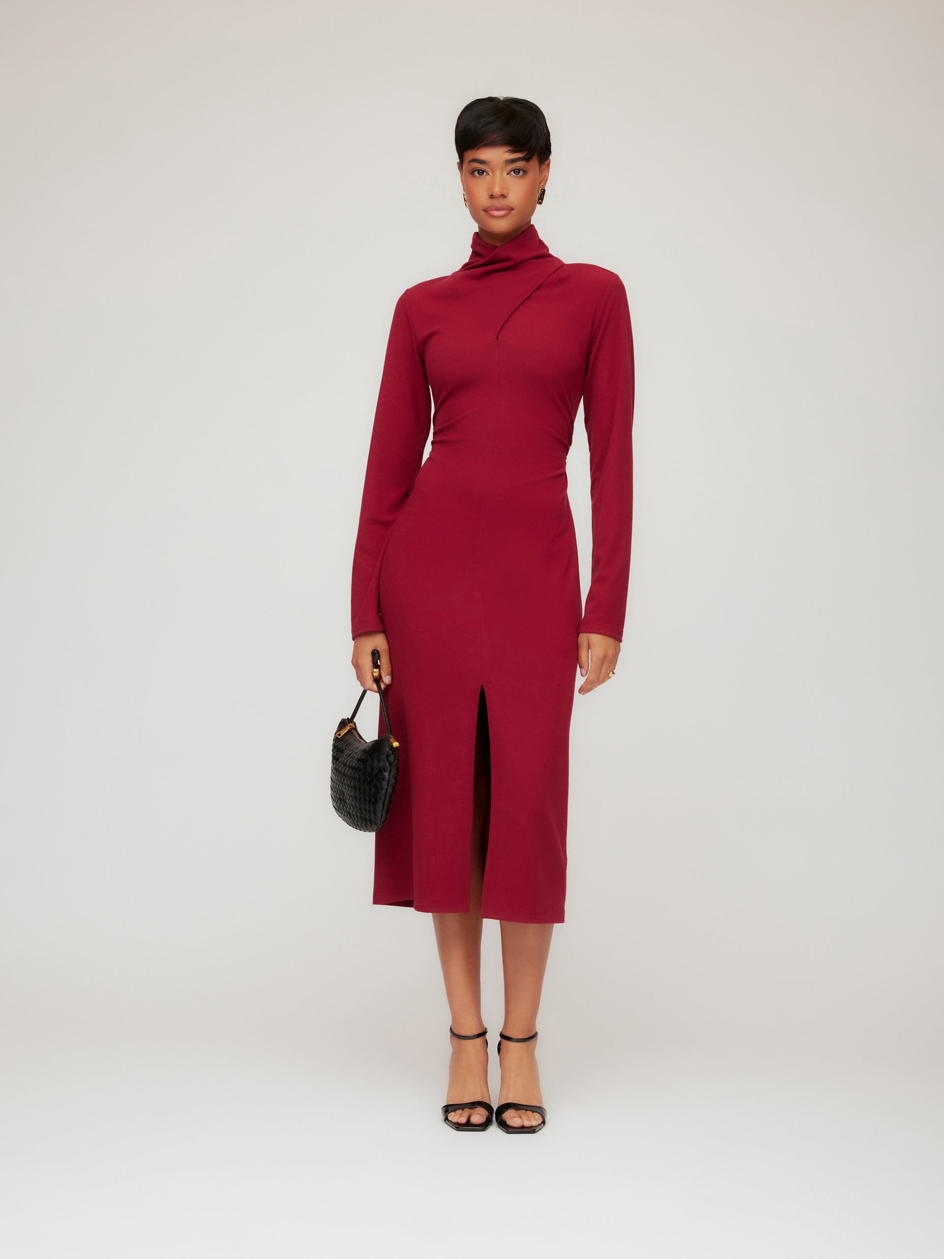 Tasha Turtleneck Midi Dress