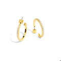Small Pave Hoop Earring
