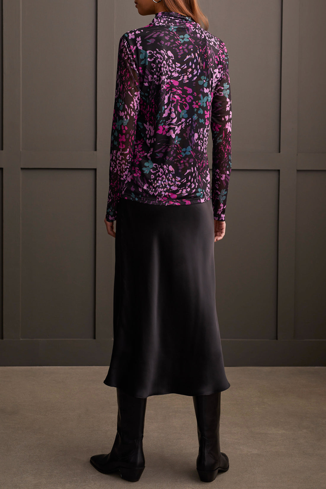Turtleneck Lined Top