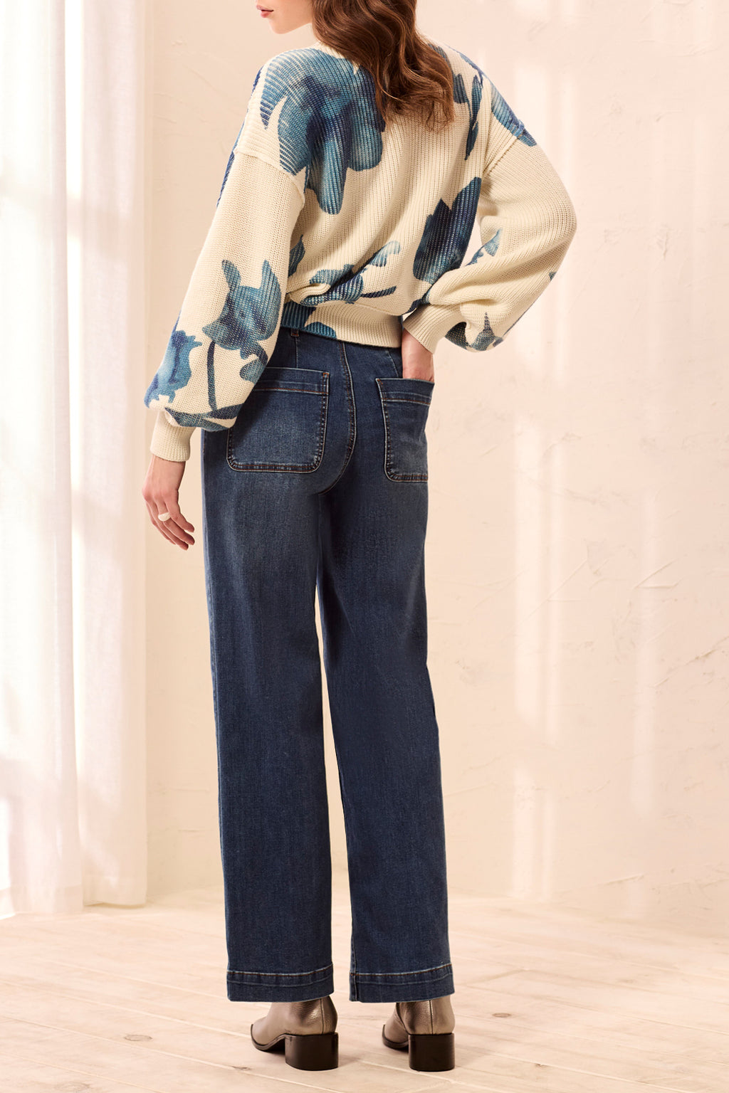 Sophia Curvy Super Straight Ankle Denim