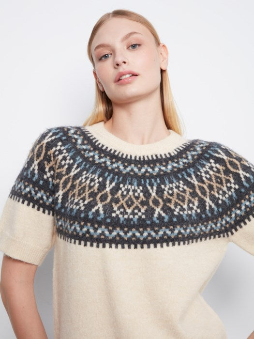 Short Sleeve Raglan Ski Sweater