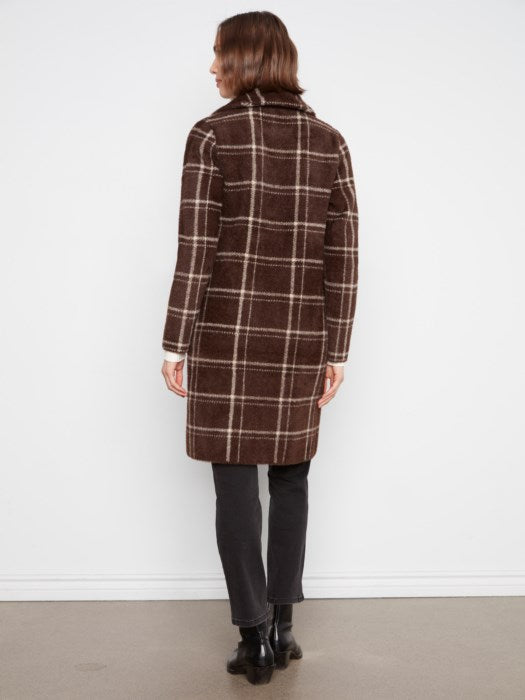 Knit Coatigan With Patch Pockets