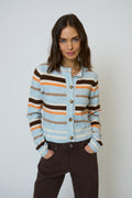 Ash Striped Cardigan