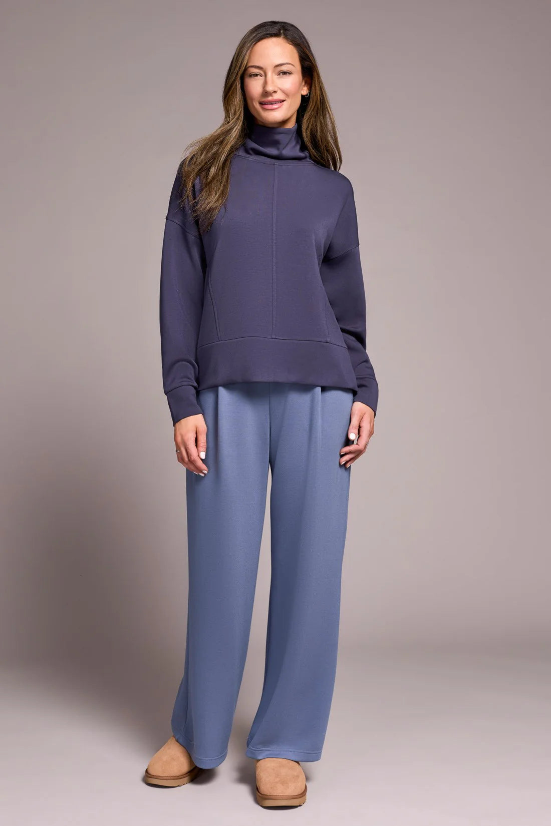 Techno Lux Funnel Neck Top