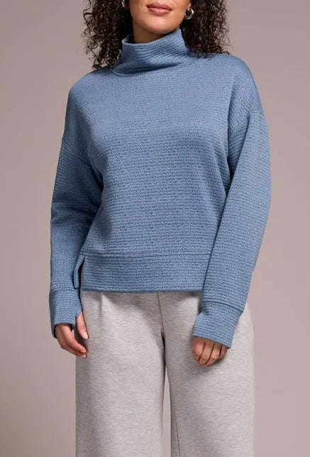 Long Sleeve Funnel Neck Top