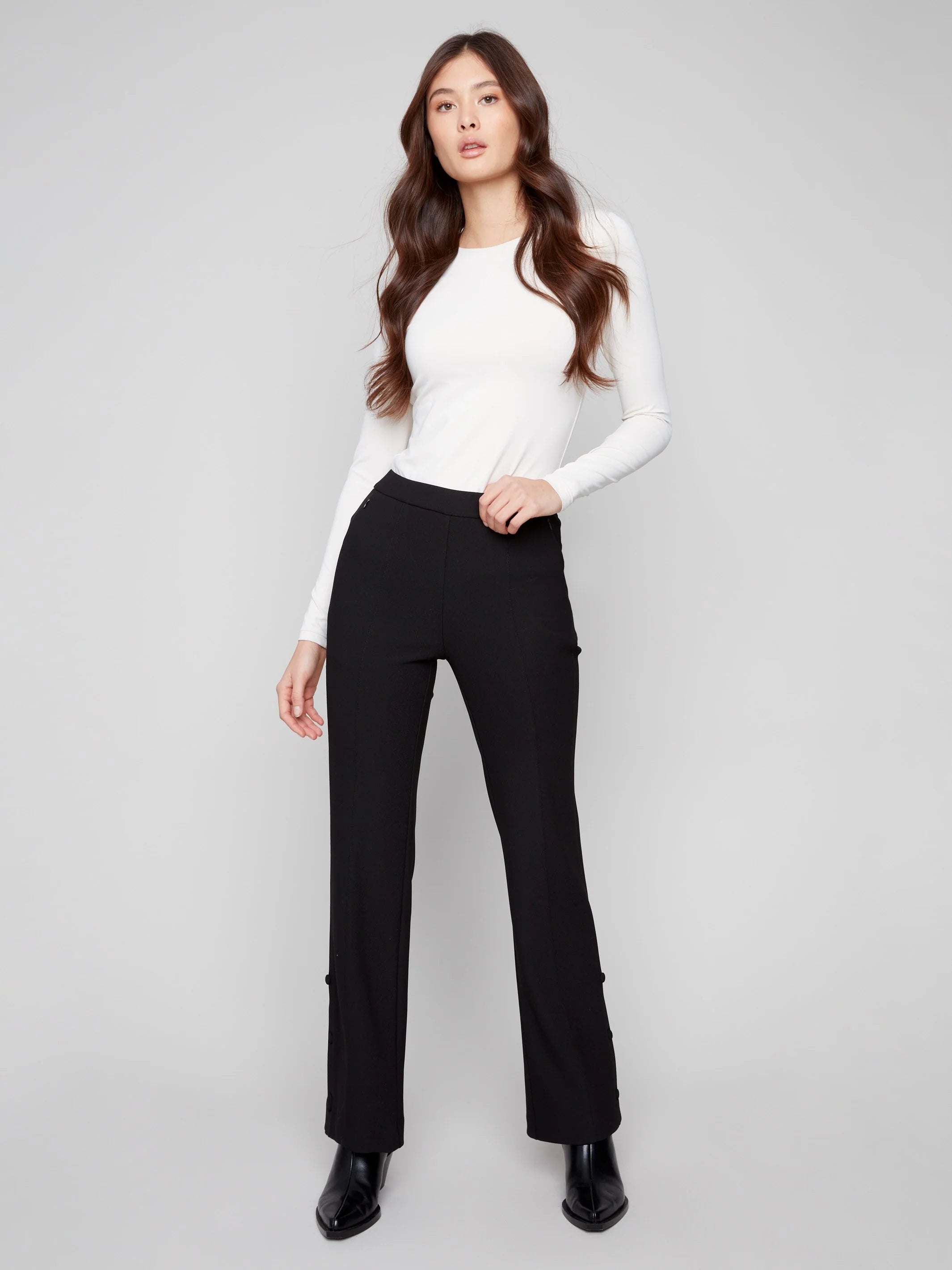Gutsy Crepe Flare Pants