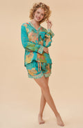 Supersoft Summer Pajamas, Hummingbird Aqua