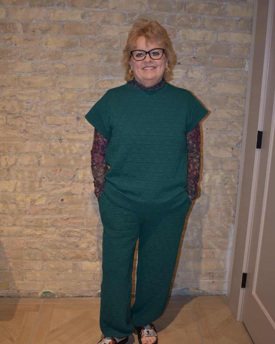 Quilted Evergreen Set