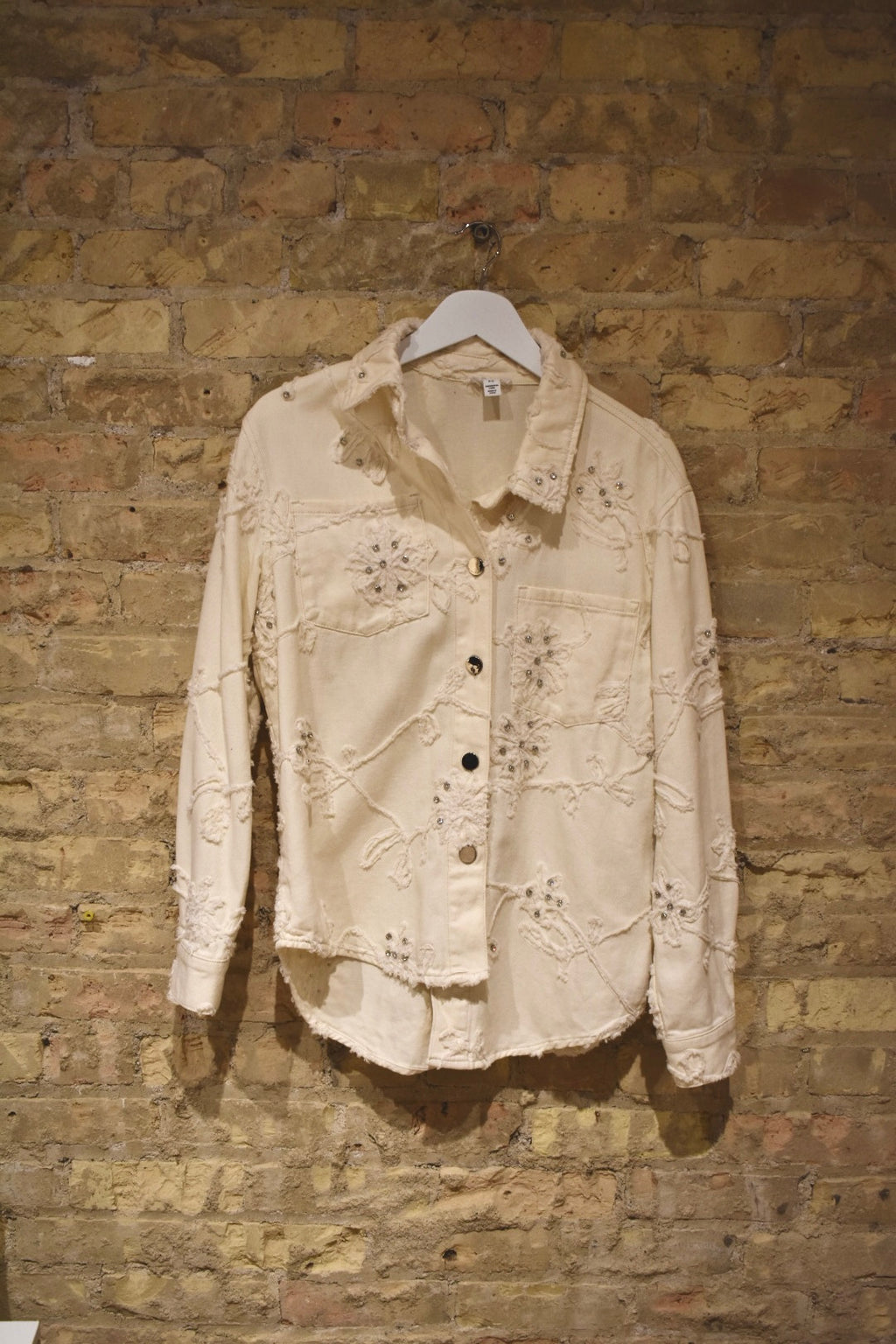 Shacket with Fancy Applique