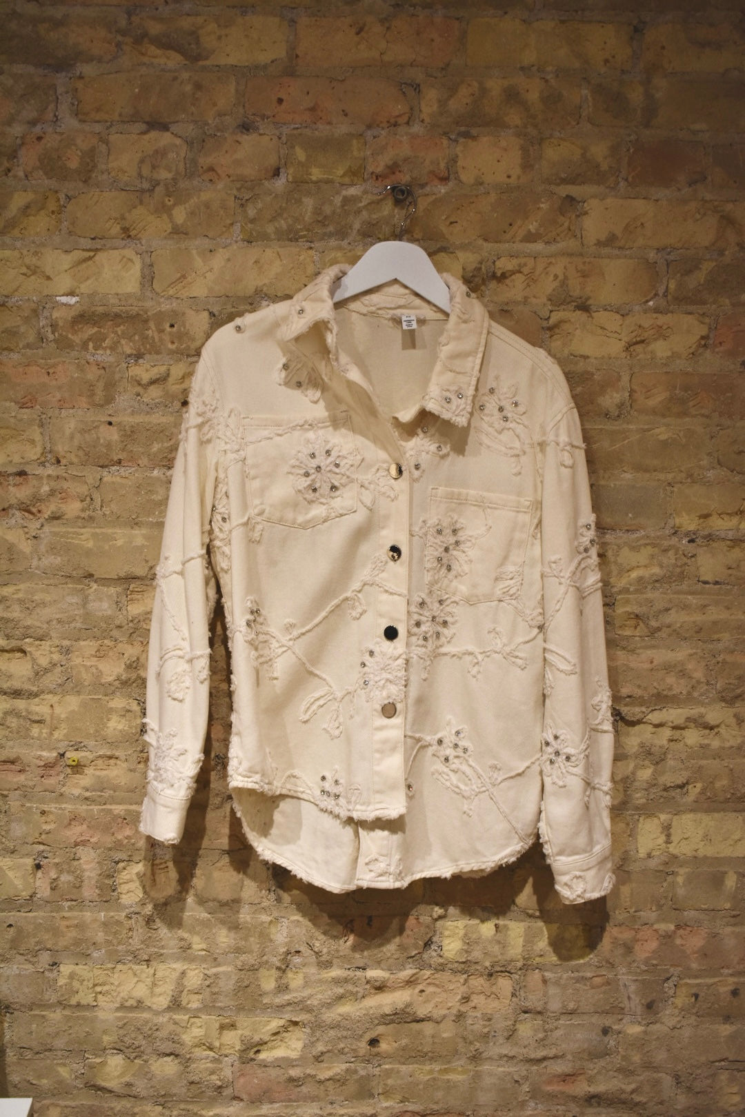 Shacket with Fancy Applique