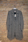 Green & Ivory Houndstooth Coat