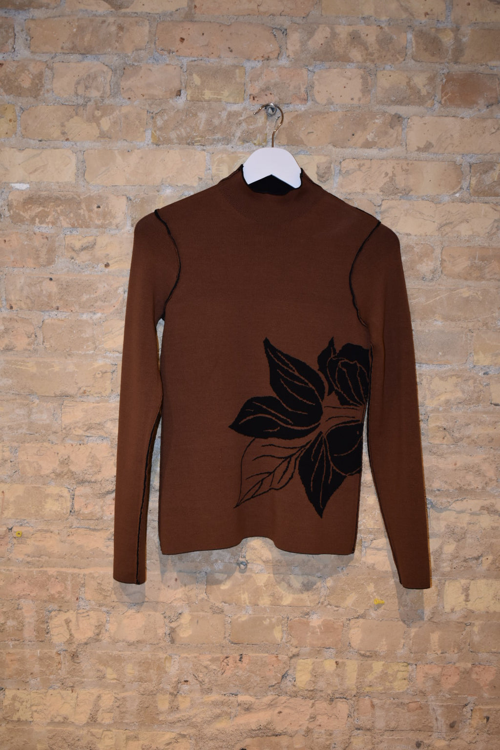 Reversible Mock Neck Sweater