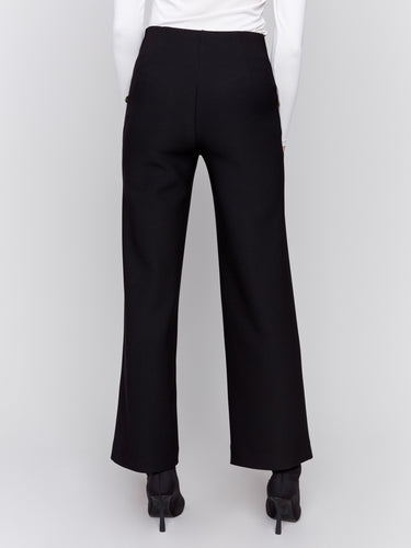 Crepe Flare Pants