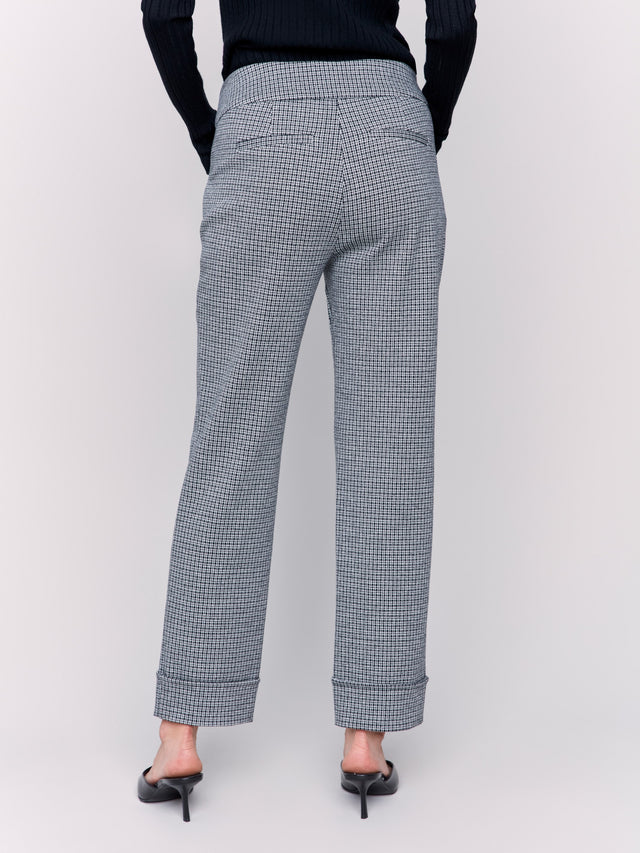 Cuffed Ponte Pants