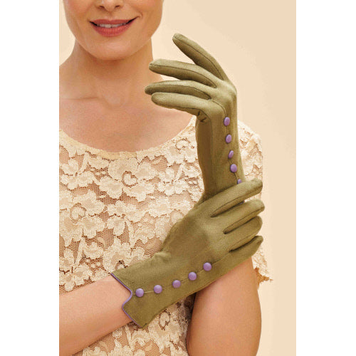 Faux Suede Gloves