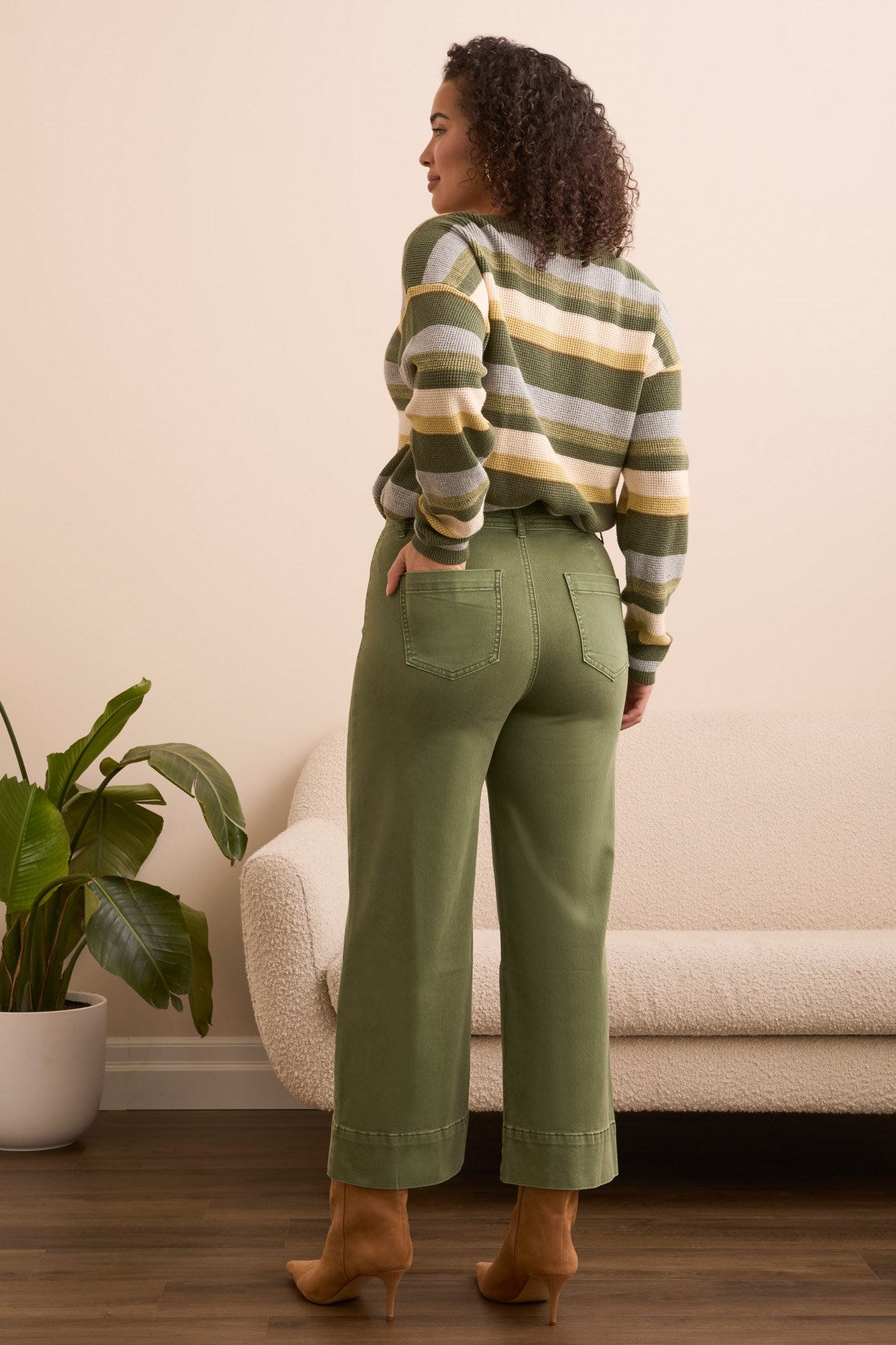 Comfort Stretch High Rise Palazzo Pants