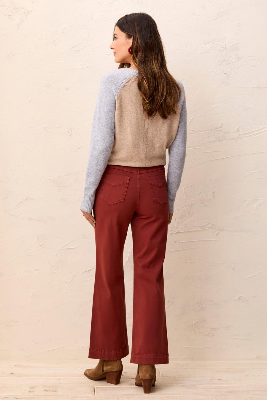 Comfort Stretch Wide Leg Pull On Pant