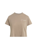 The Cropped Signature Chest Logo Tee