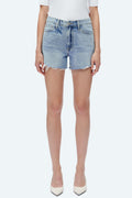 Kelly High Rise Denim Shorts