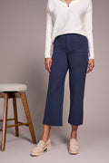 High Rise Fly FRT Capri w/ Pockets