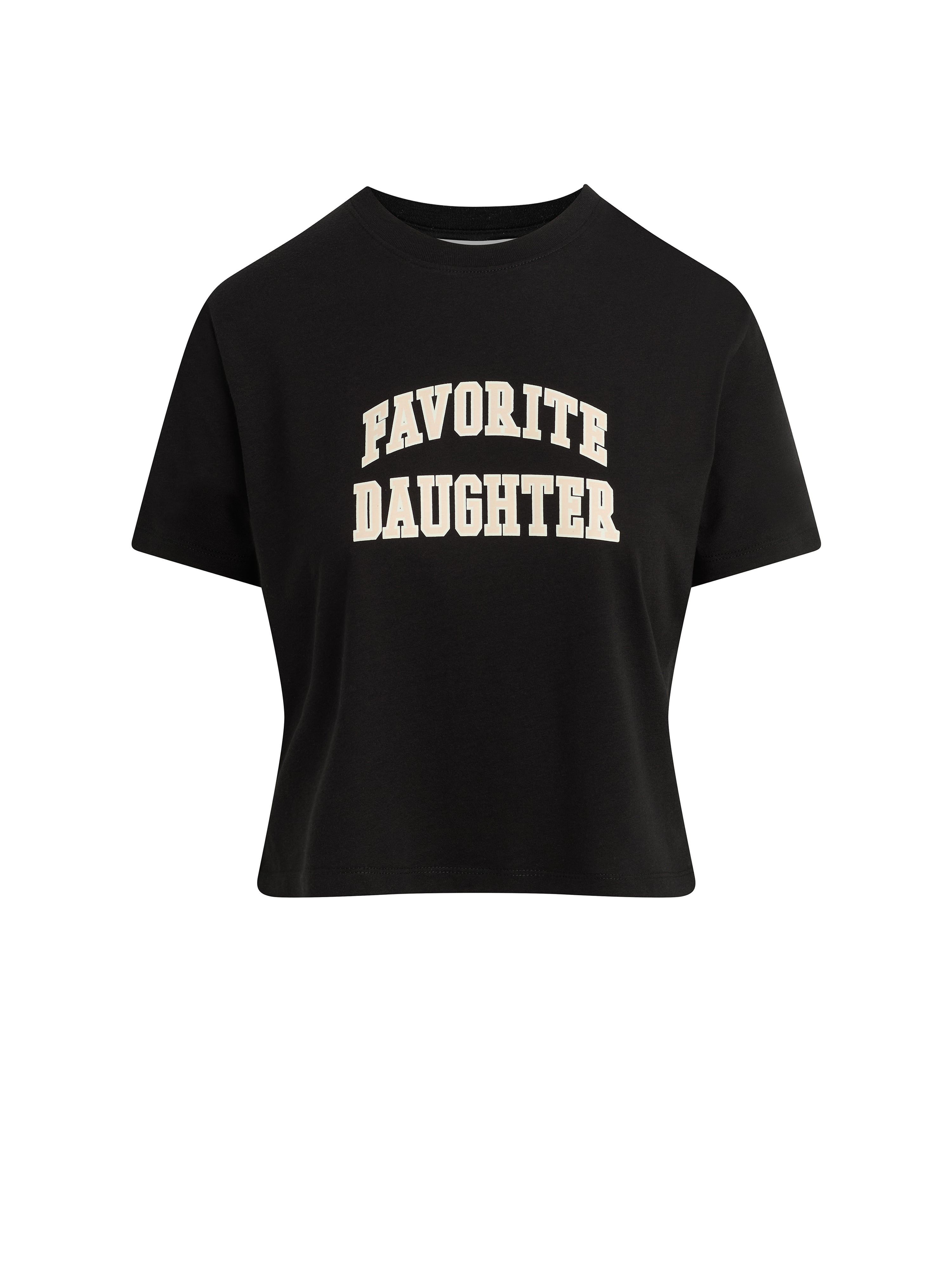 Favorite Daughter Cropped Collegiate Tee